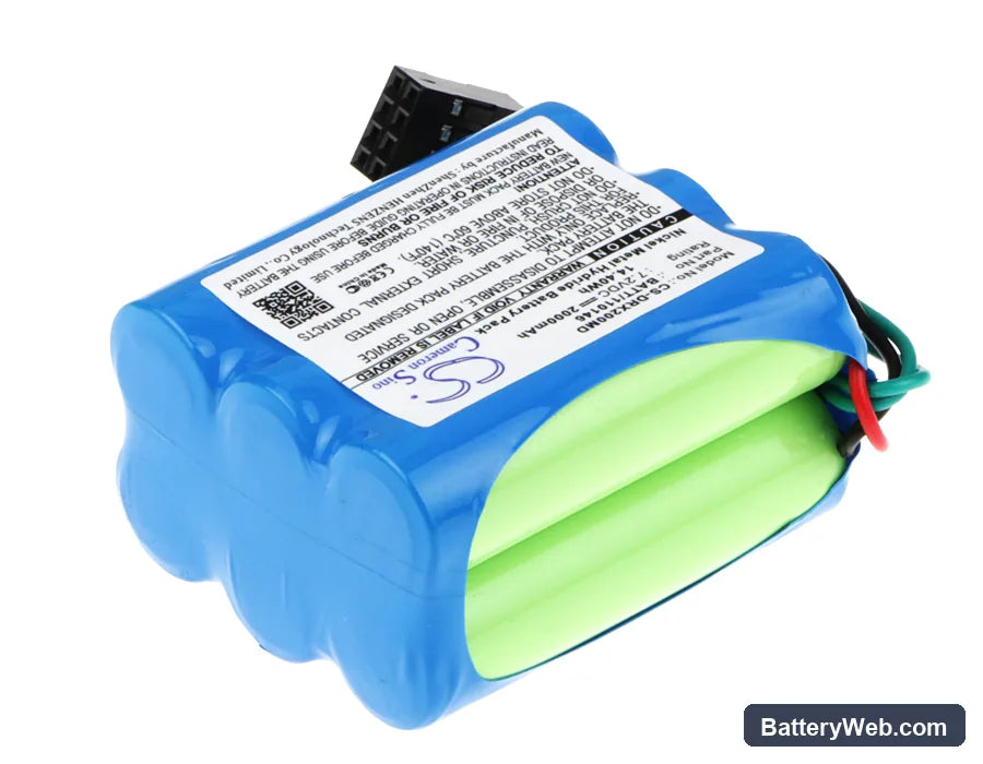 Ohmeda Suction Unit Replacement Battery, 7.2V, 2000mAh, Ni-MH 2