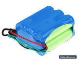 Ohmeda Suction Unit Replacement Battery, 7.2V, 2000mAh, Ni-MH 4