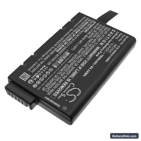 Drager Oxylog 2000 Plus Replacement Battery, 10.8V, 7800mAh, Li-ion 2