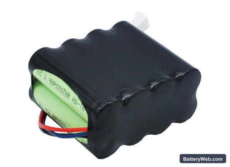 Drager Oxipac 2500 Replacement Battery, 9.6V, 2000mAh, Ni-MH 3