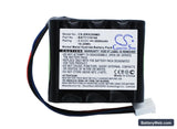 Drager Oxipac 2500 Replacement Battery, 9.6V, 2000mAh, Ni-MH 5