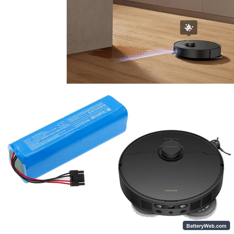 Dreame X40 Master Replacement Battery, 14.4V, 5200mAh, Li-ion 6