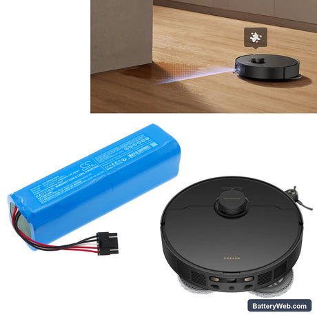 Dreame X40 Master Replacement Battery, 14.4V, 6700mAh, Li-ion 6
