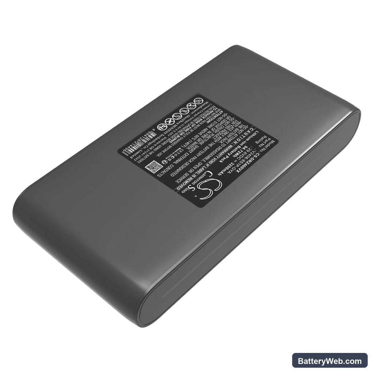 Dreame Z30 Replacement Battery, 29.6V, 3200mAh, Li-ion 4