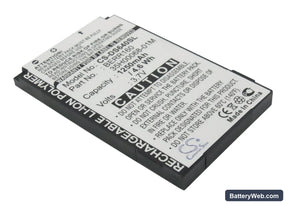 HTC Iris Replacement Battery, 3.7V, 1250mAh, Li-Polymer 1