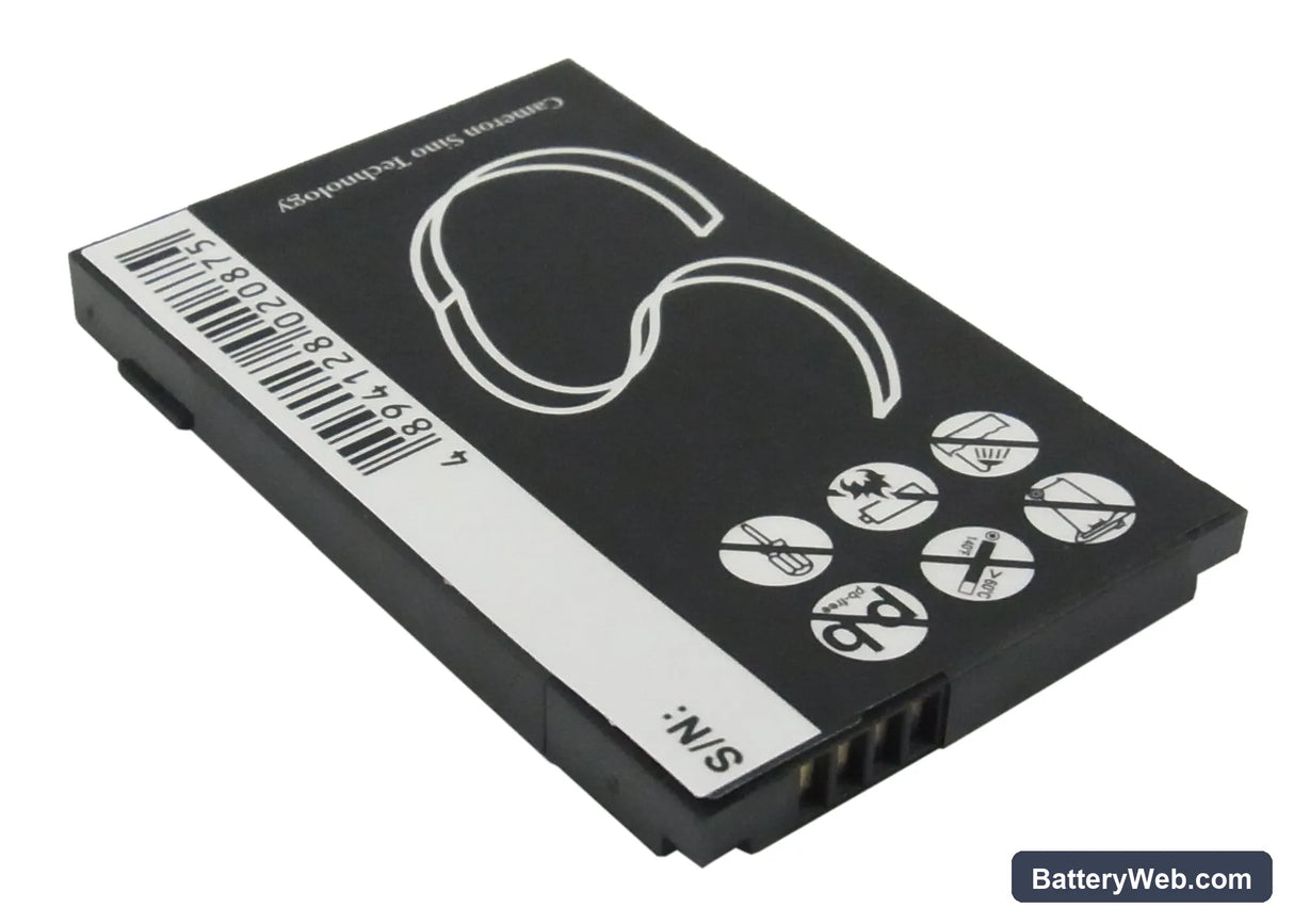 HTC Iris Replacement Battery, 3.7V, 1250mAh, Li-Polymer 3