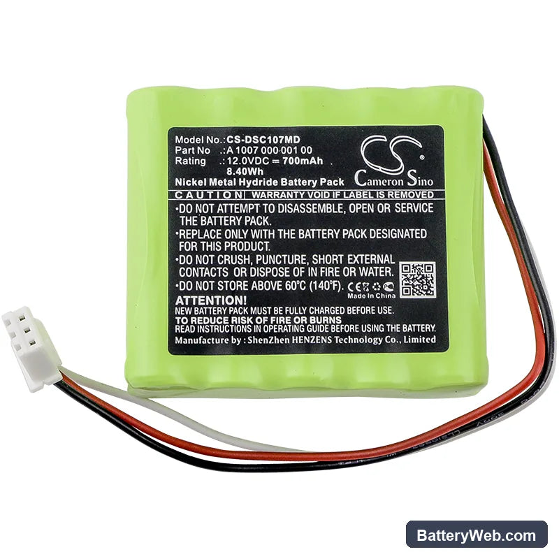 Dentsply X-SMART Replacement Battery, 12V, 700mAh, Ni-MH 3