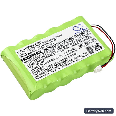 DSC 3G4000 Replacement Battery, 7.2V, 2000mAh, Ni-MH 1