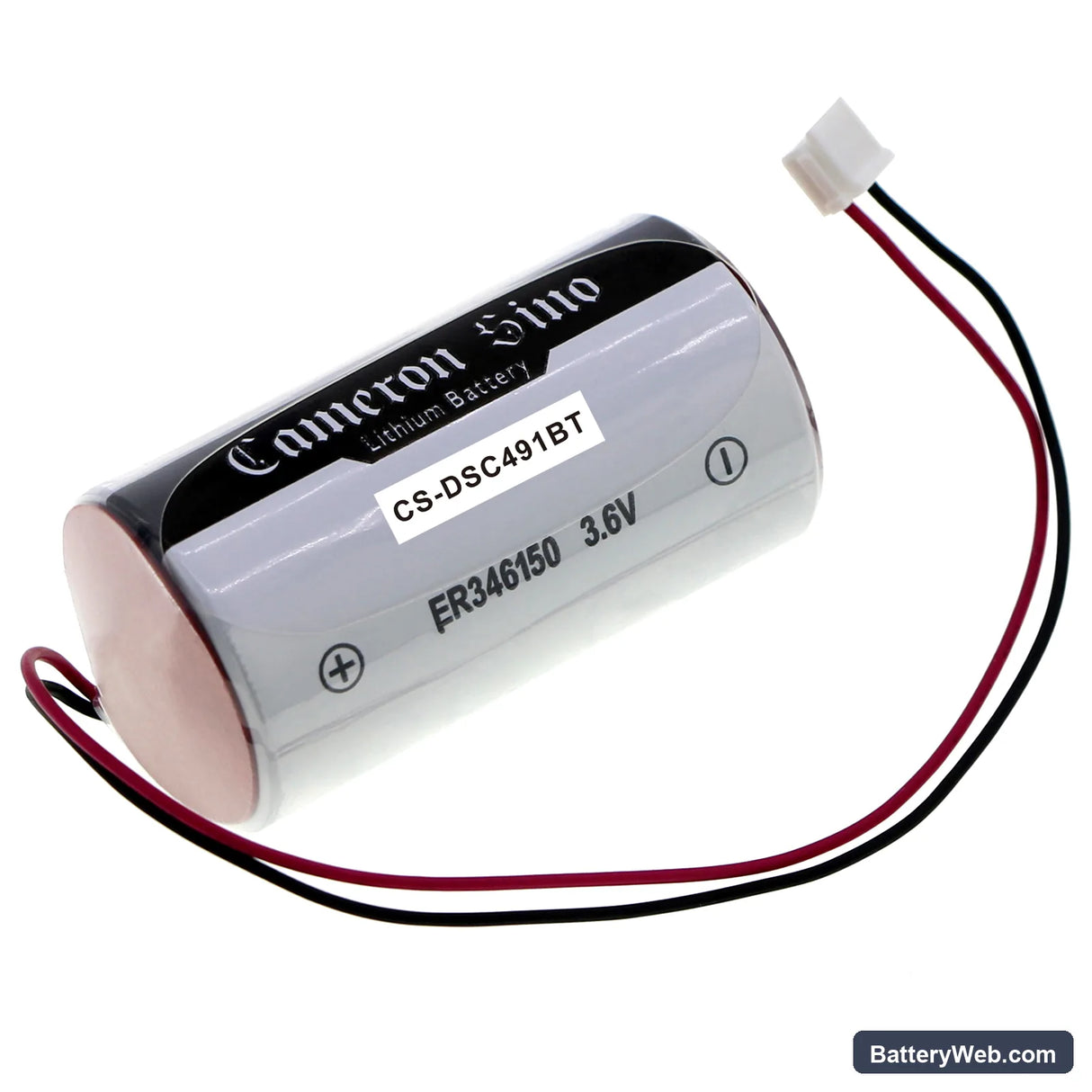 DSC 2 way Wireless external siren Replacement Battery, 3.6V, 1900mAh, Li-MnO2 1