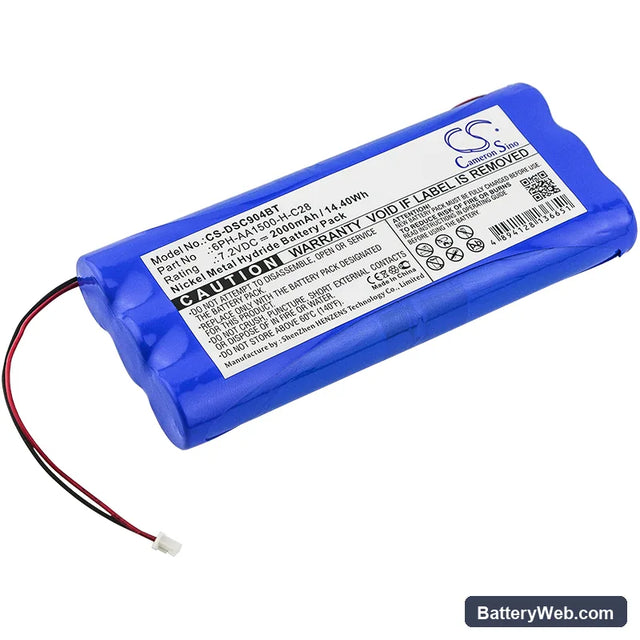 Direct Sensor ds415 Replacement Battery, 7.2V, 2000mAh, Ni-MH 1