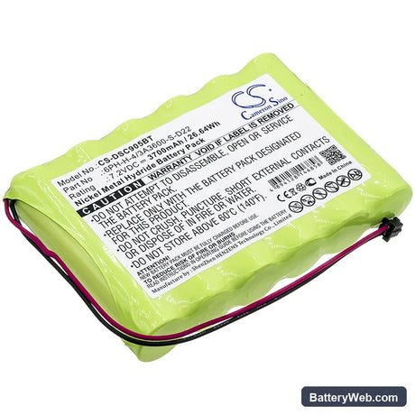 ADT Impassa wireless alarm systems Replacement Battery, 7.2V, 3700mAh, Ni-MH 1