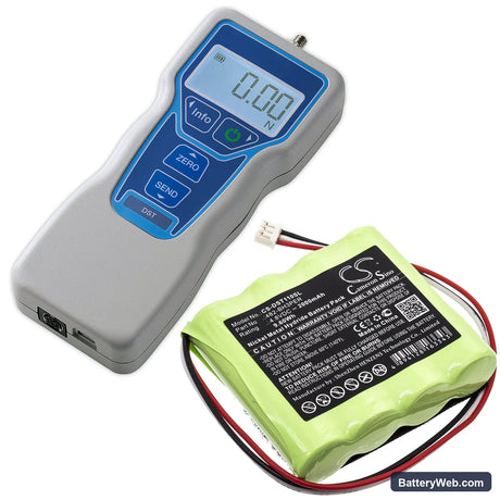 Imada DST-11 Digital Force Gauge Replacement Battery, 4.8V, 2000mAh, Ni-MH 6