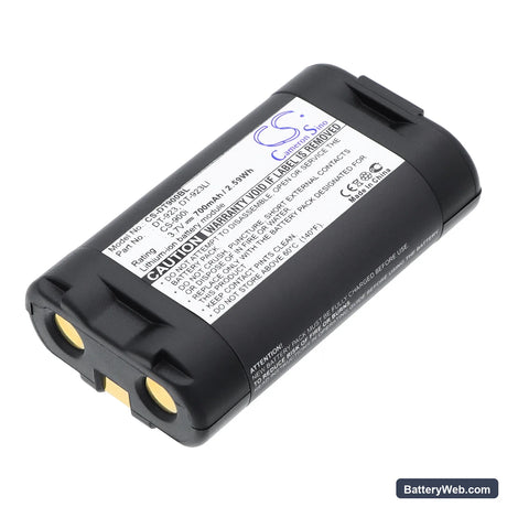 Casio DT-900 Replacement Battery, 3.7V, 700mAh, Li-ion 1