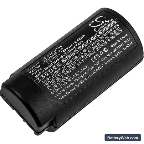 CorDex ToughPIX I Replacement Battery, 3.6V, 700mAh, Ni-MH 1