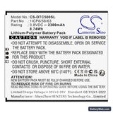 DATECS BlueCase 50 Replacement Battery, 3.8V, 2300mAh, Li-Polymer 5