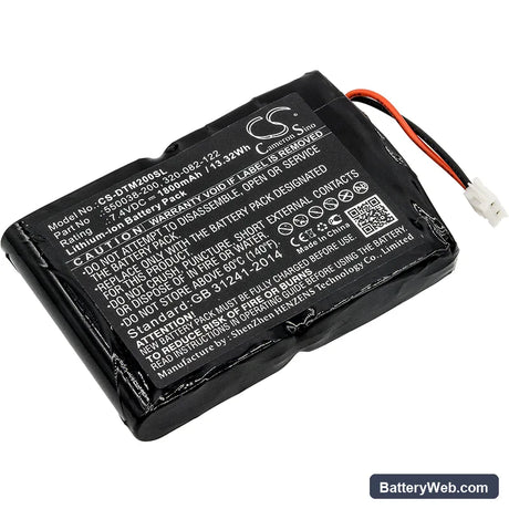 ONeil MF2te Replacement Battery, 7.4V, 1800mAh, Li-ion 1