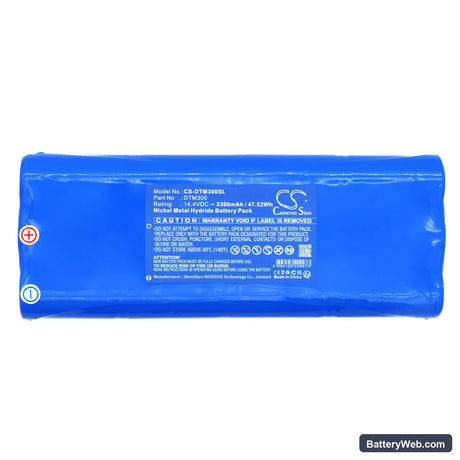 Digitrak Mark IV Replacement Battery, 14.4V, 3300mAh, Ni-MH 3