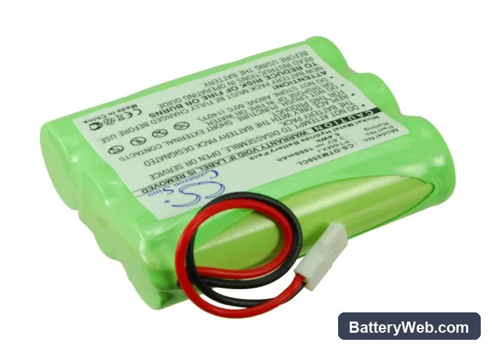 Doro Matra Look 300 Replacement Battery, 3.6V, 1500mAh, Ni-MH 2