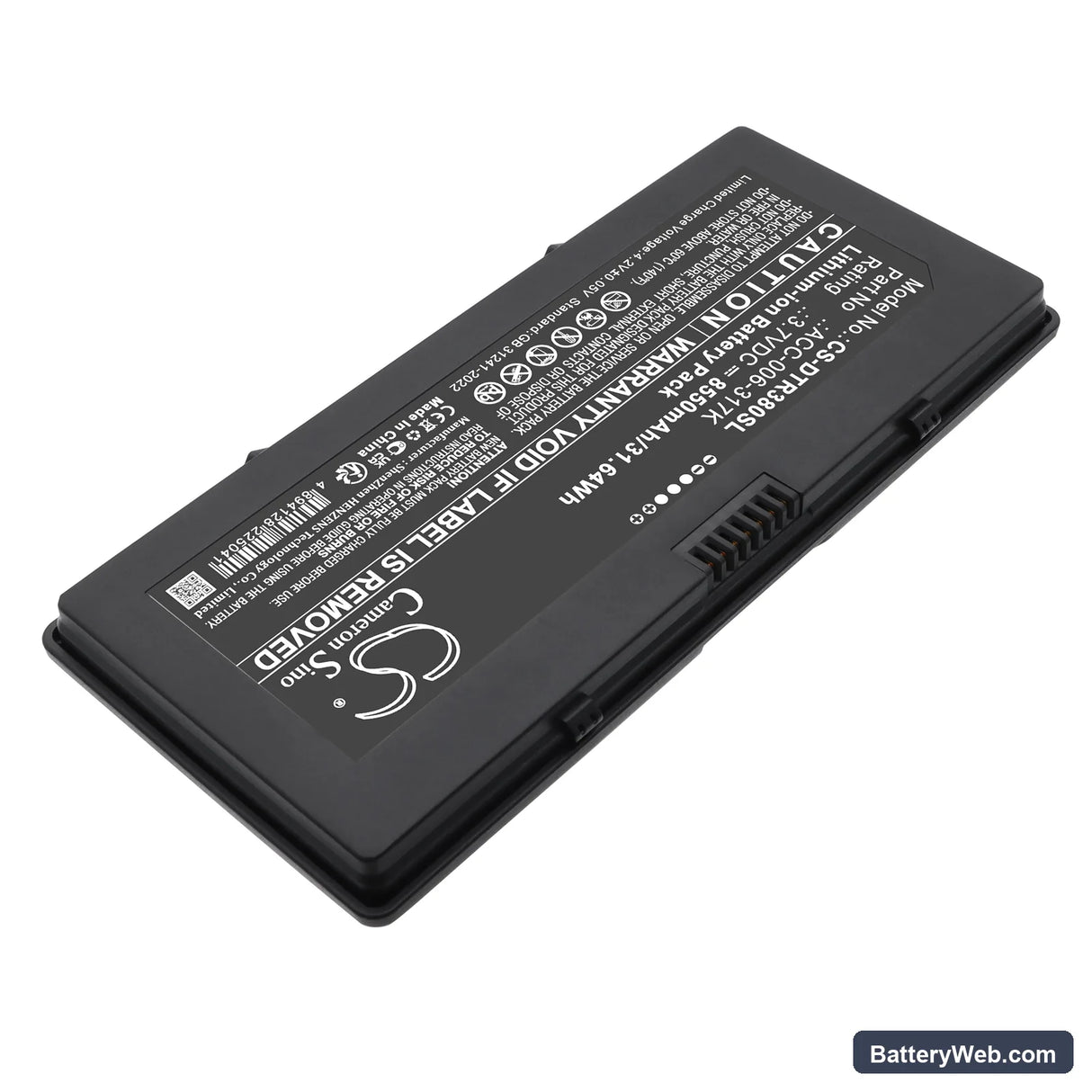 Oracle Micros Tablet 700 Replacement Battery, 3.7V, 8550mAh, Li-ion 2