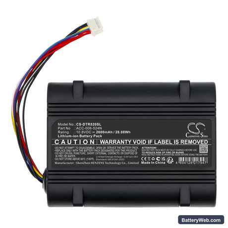 DT Research Replacement Battery, 10.8V, 2600mAh, Li-ion 3