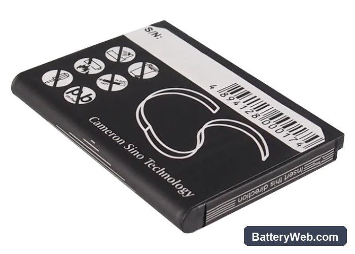 Vodafone VPA Touch Replacement Battery, 3.7V, 1100mAh, Li-ion 4