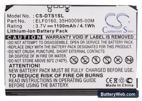 Vodafone VPA Touch Replacement Battery, 3.7V, 1100mAh, Li-ion 5
