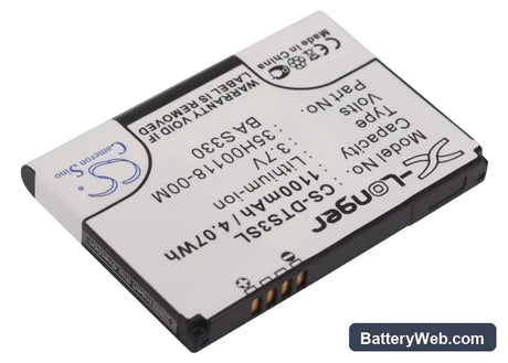 O2 XDA Guide Replacement Battery, 3.7V, 1100mAh, Li-ion 1