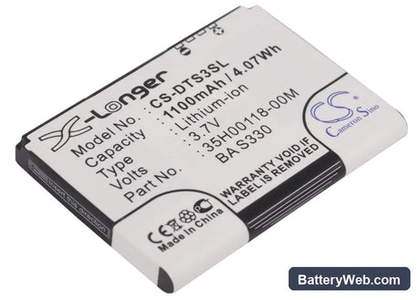 O2 XDA Guide Replacement Battery, 3.7V, 1100mAh, Li-ion 2
