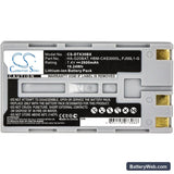 Casio DT-X30 Replacement Battery, 7.4V, 2600mAh, Li-ion 3