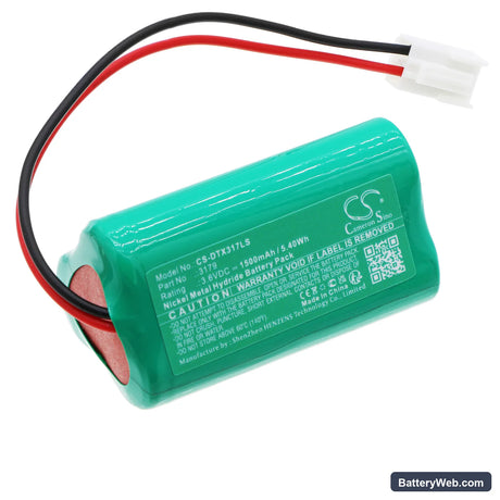 ifeituo JLECE2RW Replacement Battery, 3.6V, 1500mAh, Ni-MH 1