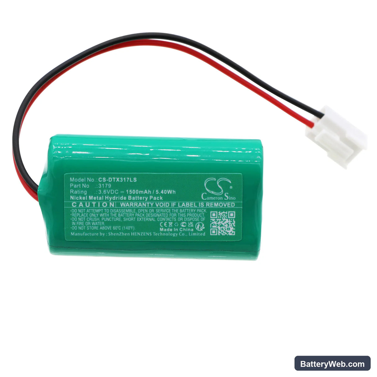 ifeituo JLECE2RW Replacement Battery, 3.6V, 1500mAh, Ni-MH 3
