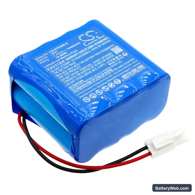DOTLUX 3666-060120 Replacement Battery, 7.4V, 10400mAh, Li-ion 1