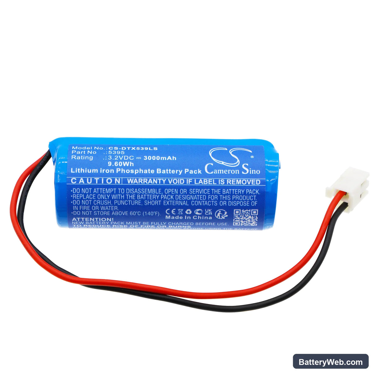 DOTLUX EXIT Replacement Battery, 3.2V, 3000mAh, LiFePO4 3