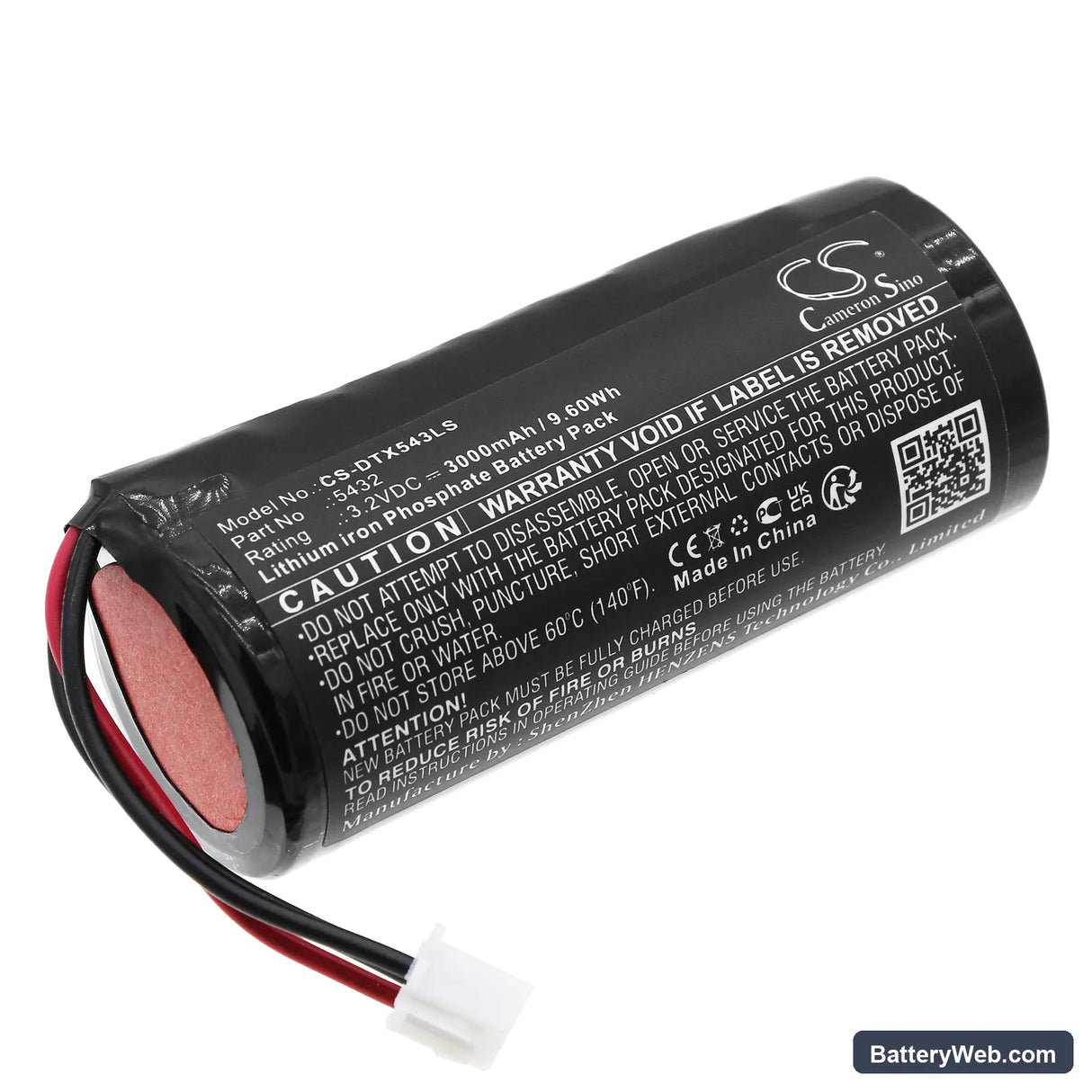 DOTLUX LIGHTBARexit Replacement Battery, 3.2V, 3000mAh, LiFePO4 1