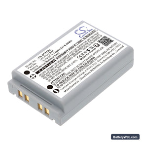 Casio DT-X7 Replacement Battery, 3.7V, 1880mAh, Li-ion 1