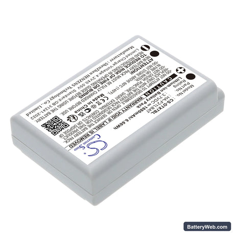 Casio DT-X7 Replacement Battery, 3.7V, 1880mAh, Li-ion 2