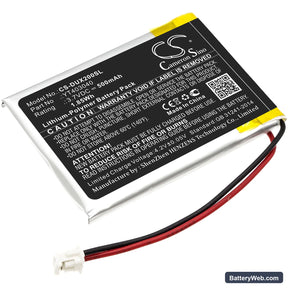 XDUOO X2 Replacement Battery, 3.7V, 500mAh, Li-Polymer 1