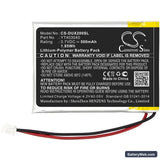 XDUOO X2 Replacement Battery, 3.7V, 500mAh, Li-Polymer 3