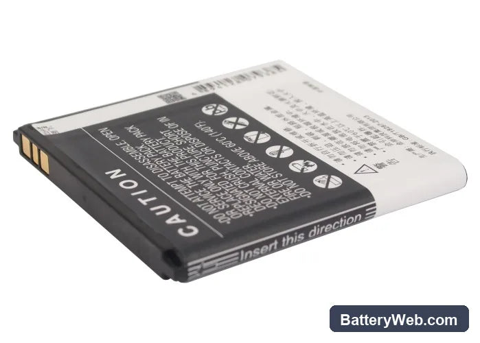 DOOV IEva D2 Replacement Battery, 3.7V, 1650mAh, Li-ion 4