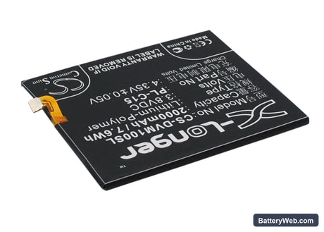 DOOV LM1 Replacement Battery, 3.8V, 2000mAh, Li-Polymer 3