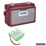 Dual DAB 20 Replacement Battery, 8.4V, 1500mAh, Ni-MH 6