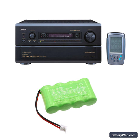 Denon RC-8000 Replacement Battery, 4.8V, 600mAh, Ni-MH 6