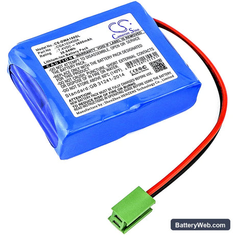 Wheel Alignment system CEMB DWA 1000 Replacement Battery, 7.4V, 3600mAh, Li-ion 1