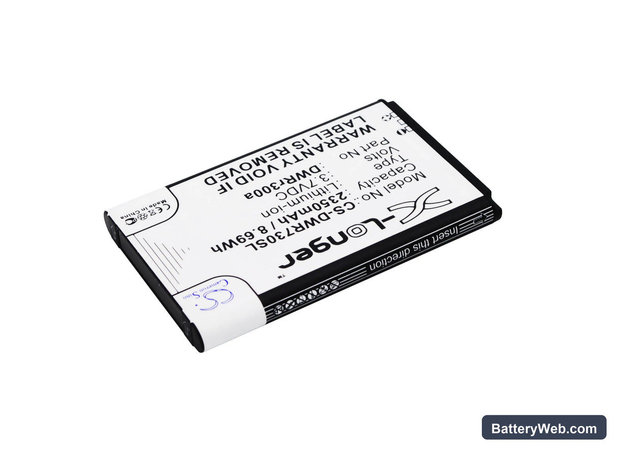 D-Link DWR-730 Replacement Battery, 3.7V, 2350mAh, Li-ion 2