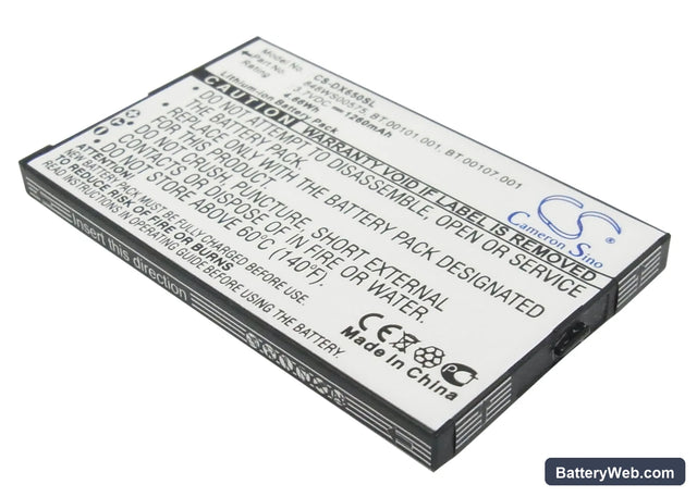 Acer Tempo DX650 Replacement Battery, 3.7V, 1260mAh, Li-ion 1