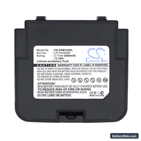 Delphi XM Satellite Radio SA10120 Roady Replacement Battery, 3.7V, 3600mAh, Li-ion 5