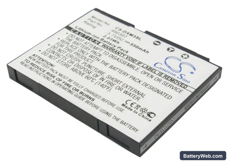 Delphi XM SKYFi 3 Replacement Battery, 3.7V, 550mAh, Li-ion 1