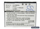 Delphi XM SKYFi 3 Replacement Battery, 3.7V, 550mAh, Li-ion 5