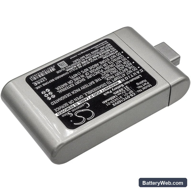 Dyson DC-16 Replacement Battery, 22.2V, 1400mAh, Li-ion 2