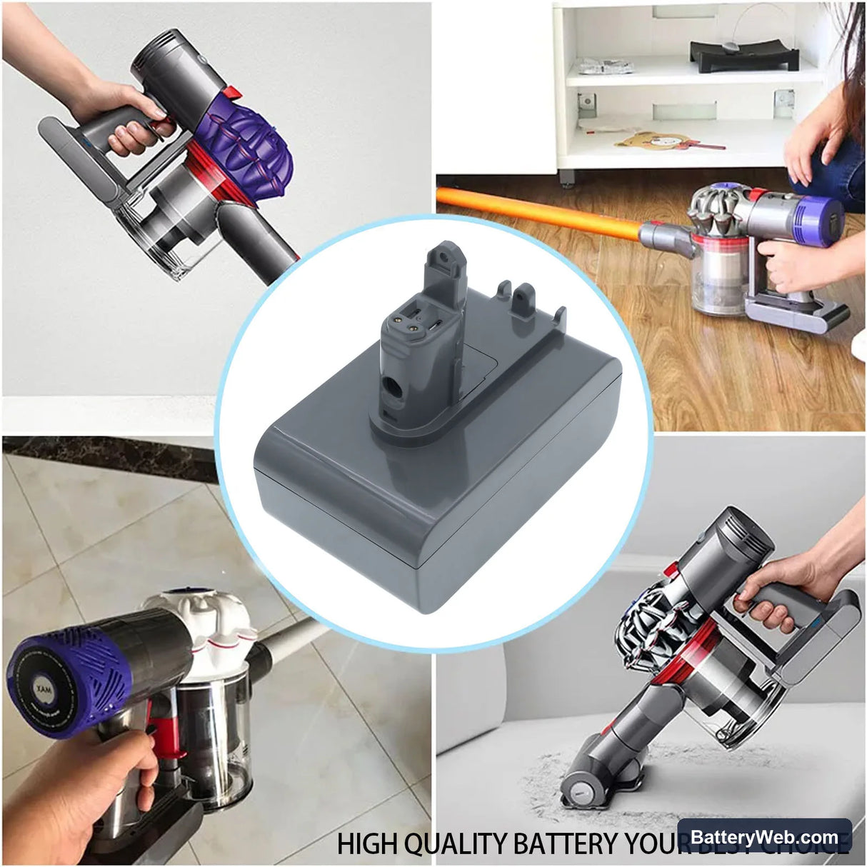 Dyson DC31 Animal Replacement Battery, 22.8V, 5000mAh, Li-ion 7
